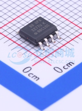 精密运放 OPA2277U SOIC-8 TI/德州 电子元器件配单原装正品