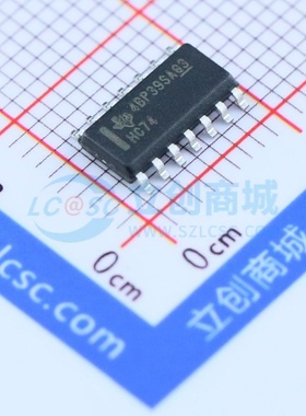 触发器 SN74HC74DR SOIC-14 TI/德州 电子元器件配单原装正品