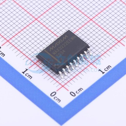 RS232芯片 MAX3222EEWN+T SOIC-18 MAXIM(美信) 电子元件原装正品