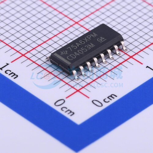 模拟开关/多路复用器 CD4053BM96 SOIC-16 TI/德州 电子元件配单