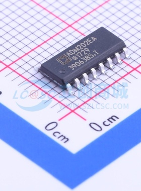 RS232芯片 ADM202EARNZ-REEL7 SOIC-16 ADI(亚德诺) 电子元件配单