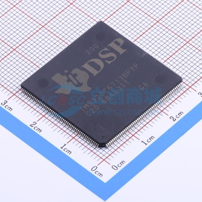 数字信号处理器(DSP/DSC) TMS320C6713BPYP200 LQFP-208 TI/德州