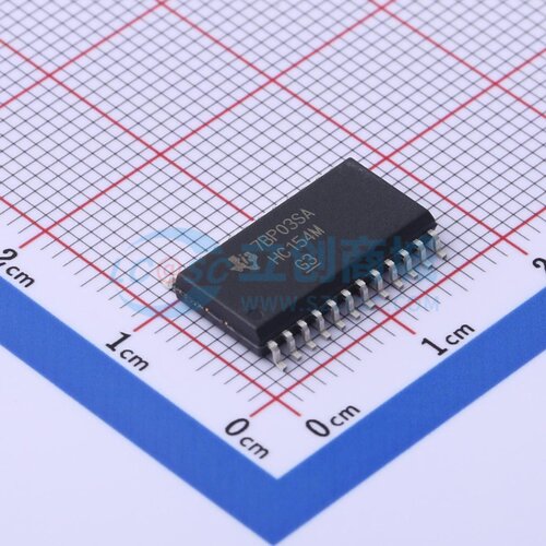 信号开关/编解码器/多路复用器 CD74HC154M96 SOIC-24 TI/德州