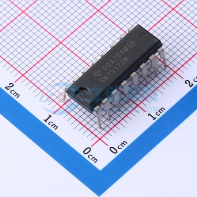 RS-485/RS-422芯片 SN75172N PDIP-16 TI/德州 电子元件原装正品