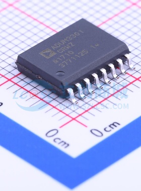 数字隔离器 ADUM3301CRWZ-RL SOIC-16 ADI(亚德诺) 电子元件配单