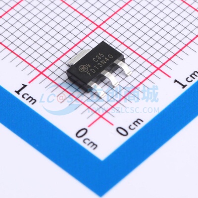 场效应管(MOSFET) FDT3N40TF SOT-223-4 onsemi(安森美) 原装正品