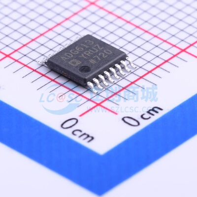 模拟开关/多路复用器 ADG613YRUZ TSSOP-16 ADI(亚德诺) 原装正品