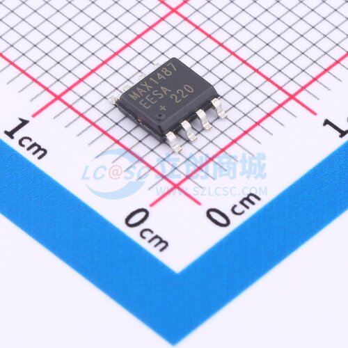 RS-485/RS-422芯片 MAX1487EESA+T SOIC-8 MAXIM(美信) 原装正品