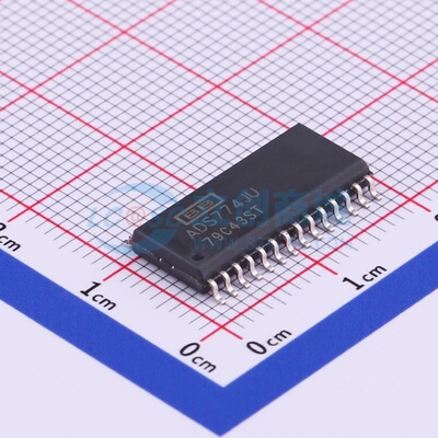 模数转换芯片ADC ADS774JU/1k SOIC-28 TI/德州 电子元件原装正品