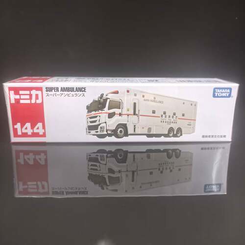 TOMY/多美卡仿真合金小汽车长款144号东京消防厅超级救护车270072