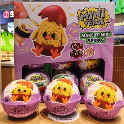 miniverse掌上宇宙工坊-春日花语 diy 场景微缩春季美食MGA盲盒球