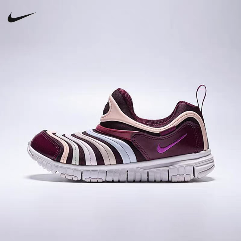 正品 Nike耐克童鞋毛毛虫儿童一脚蹬休闲运动鞋343738-639