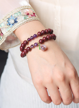 花蕊夫人合香珠手串中药草本泥珠古法手链舒缓情绪疏肝解郁手捻珠