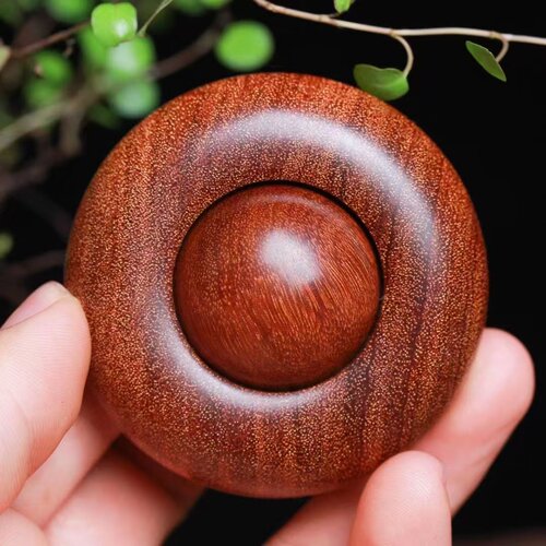 木质手把件印度小叶紫檀时来运转文玩手玩件手转木雕工艺品健身球