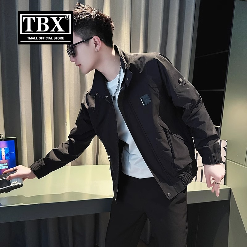 高端工装夹克外套男士2025新款春秋季立领休闲加厚棉服男款早春装