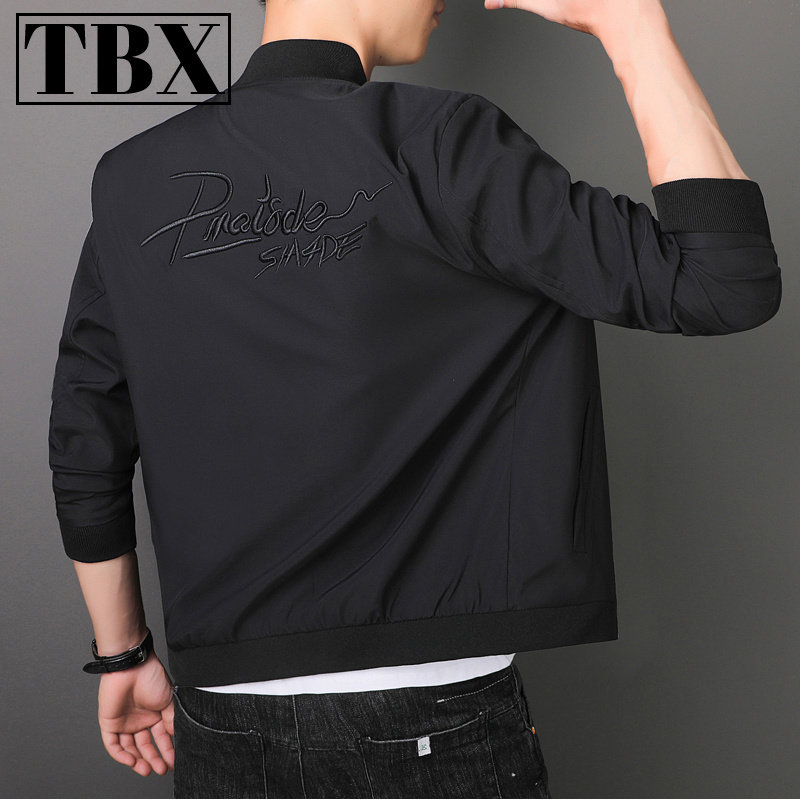 高端夹克2025春秋季男士新款流行休闲大码棒球制服男士冬装里绒