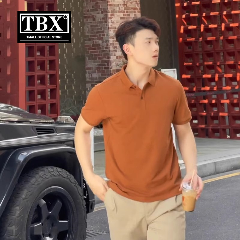高端商务通勤polo衫男士短袖T恤2025新款夏季休闲高级感半袖男款
