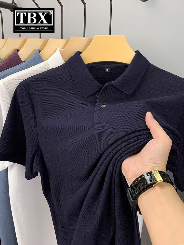 高端保罗polo衫男士短袖t恤2026新款夏季纯色衬衫领纯棉上衣男款