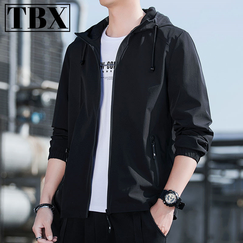 高端夹克外套男士春秋季2024新款休闲运动连帽上衣服男款秋冬加绒,男装,夹克,淘宝优惠券,粉丝福利购,淘宝优惠卷