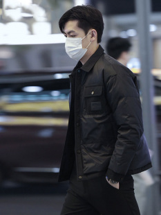 高端短款羽绒服男士冬季2025新款轻薄保暖商务休闲衬衫式外套男款