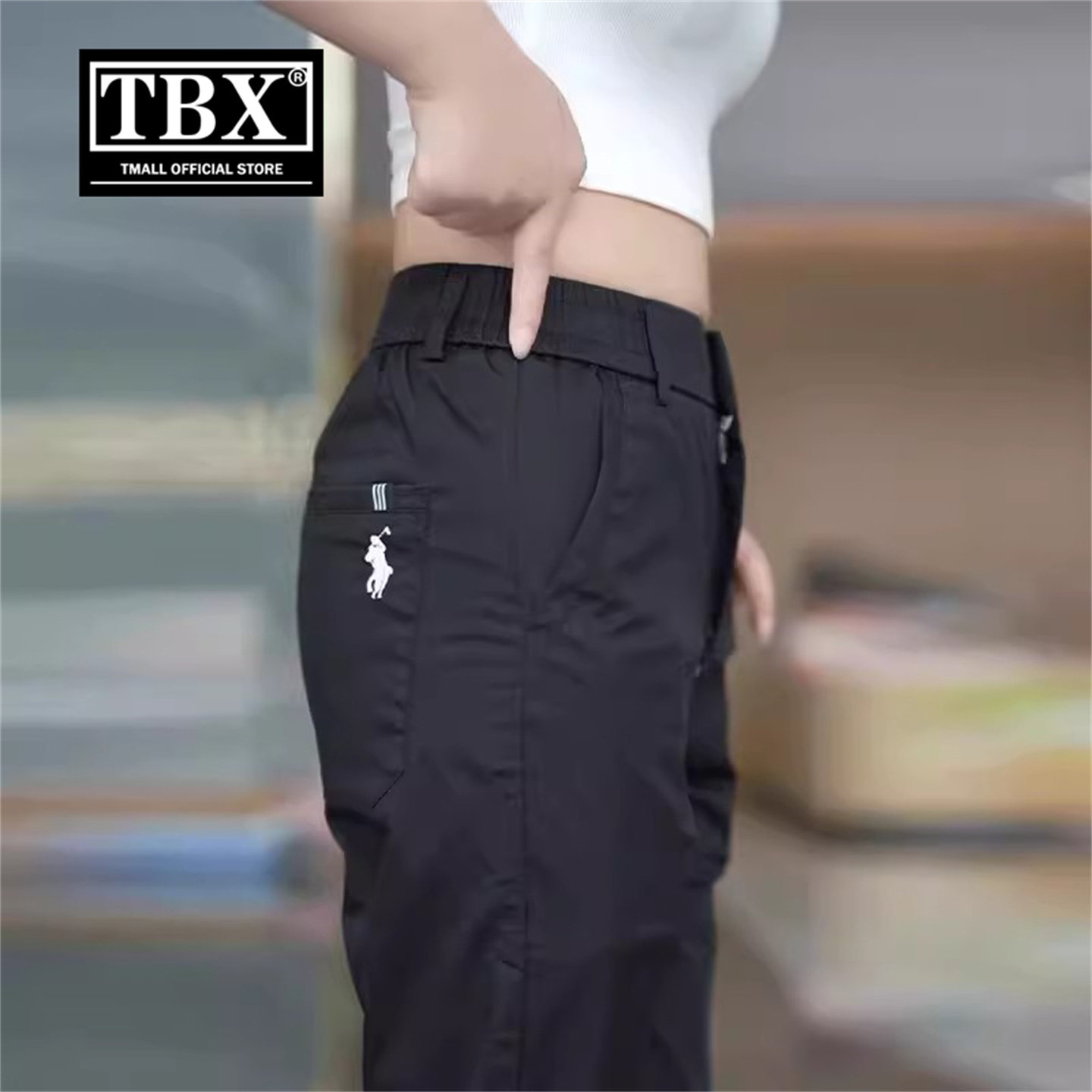 高端冰丝休闲裤男士2026新款春夏季薄款商务男裤直筒修身裤子男款