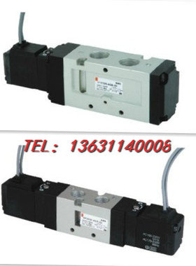 气动VF系列电磁阀VF5120/5220/5320/5420/5520浅灰色桔色