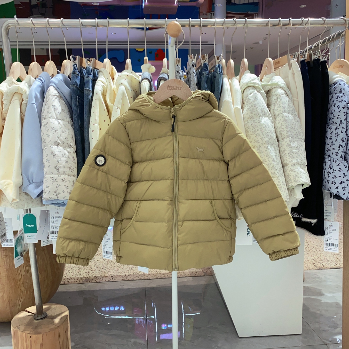 2025冬季imau奕玛童装男大童儿童外套轻薄防寒服羽绒服54LF103111