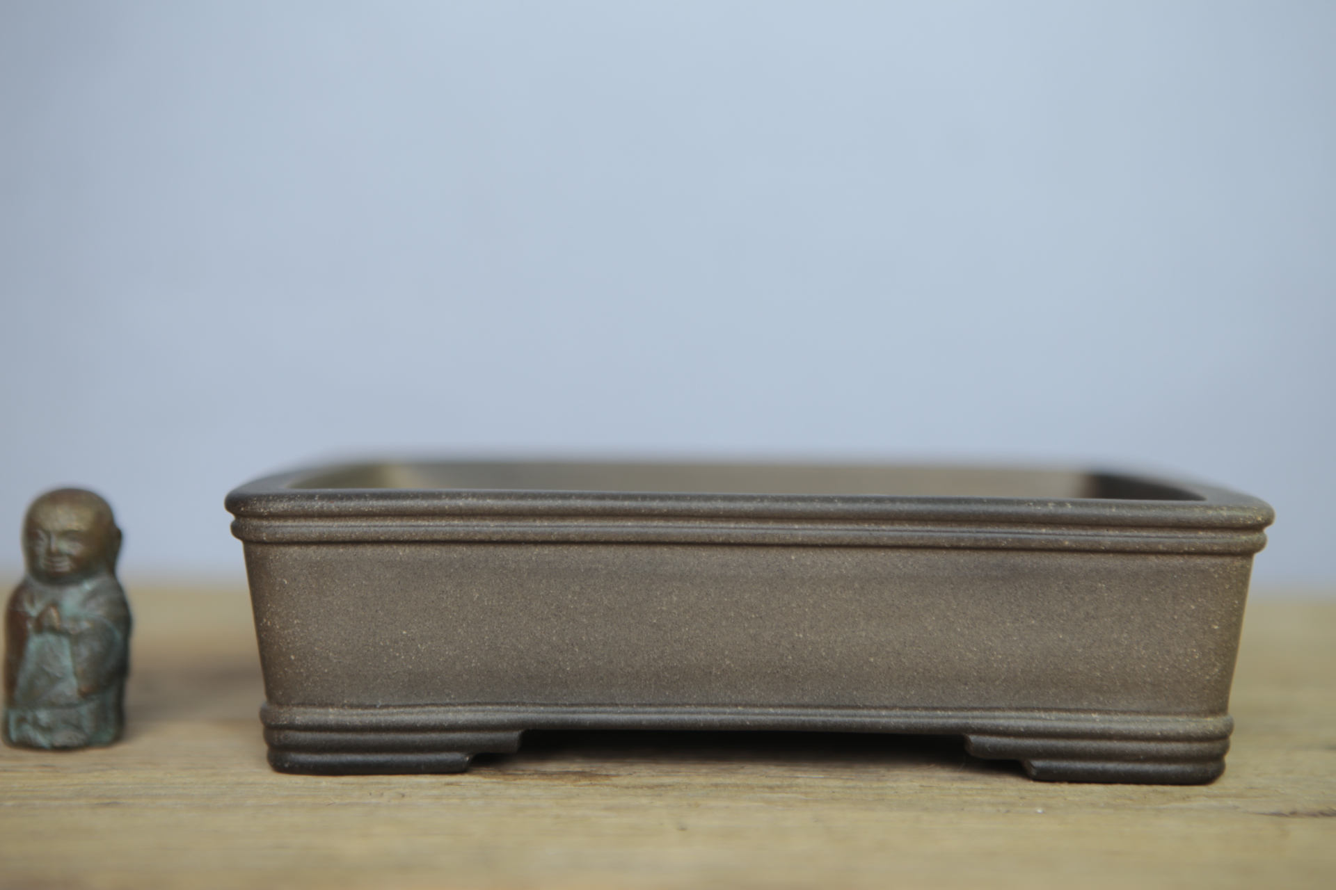 手工紫砂盆景长方五线专业