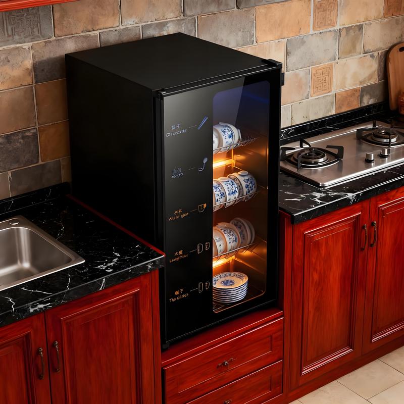 餐厅房客消毒机专用消毒柜带烘干沥水盒密胺餐具食堂餐盘消毒柜