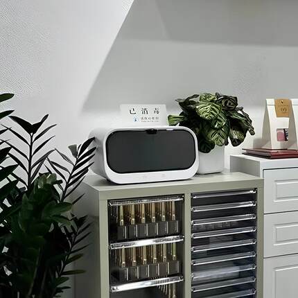 石呆紫外线美甲工具消毒柜收纳盒臭氧杀菌美睫美甲店专用消毒柜机