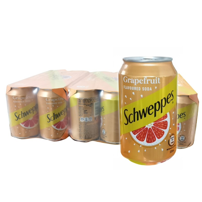 香港进口玉泉西柚汽水330mlx24罐整箱碳酸饮料可口可乐出品港版