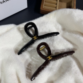 韩国高级感简约气质金标小凯抓夹女后脑勺大号发量多鲨鱼夹子发抓