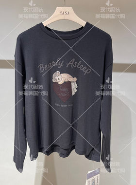 S【自留款】不退换美荀家韩国百货 SJSJ 25年冬T恤 SJ2FB-TTOQ90W
