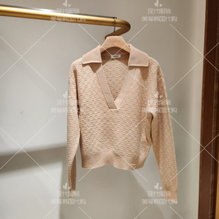 不退换 美荀家 韩国代购 SANDRO 25年冬针织衫 SF25A3FRP11 1023