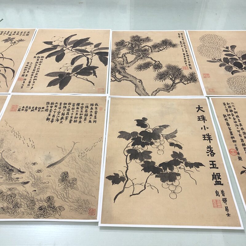 金农花鸟草虫八开书画特价优惠