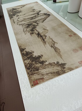 古代书法山水字画真迹金武元直赤壁图复制品客厅书房艺术微喷装饰