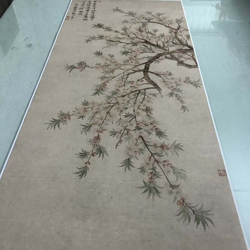 恽寿平桃花图书画优惠
