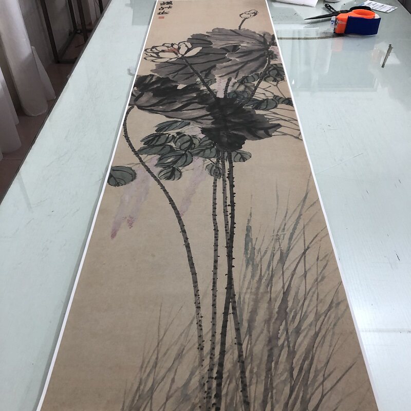赵之谦花卉条屏荷花书画特价优惠
