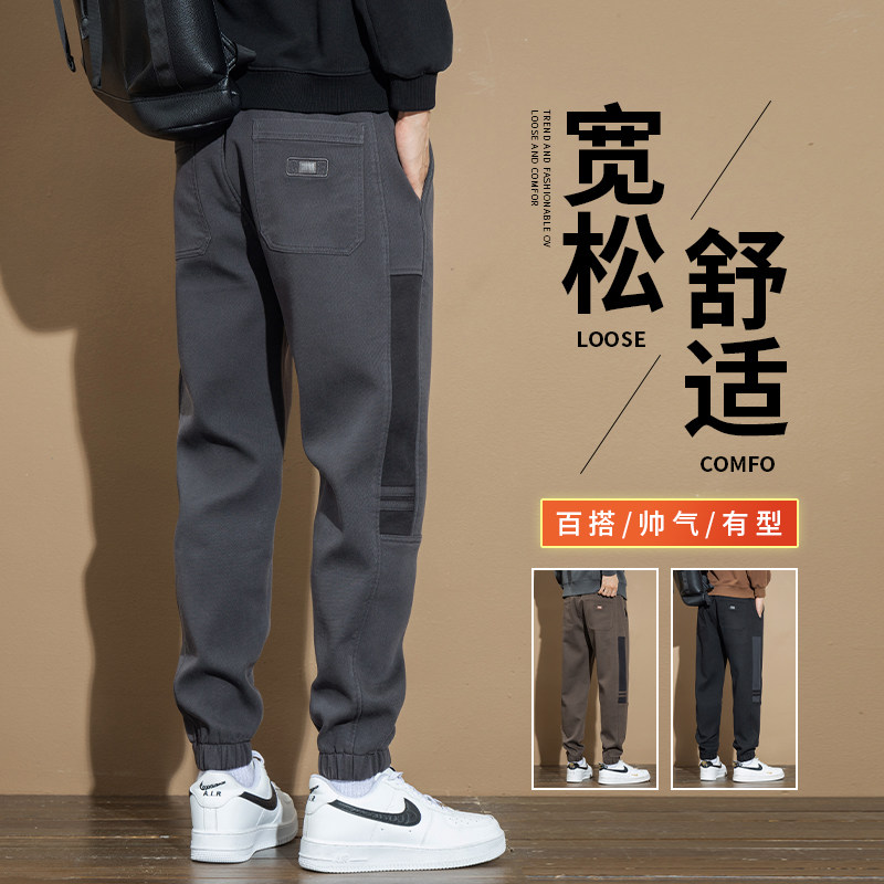 春秋季美式牛仔裤男士202