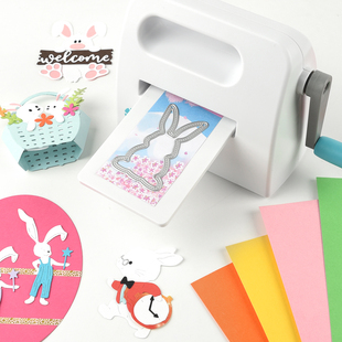 Cutting Dies 碳钢刀模纸艺机A6压花切割刀模机手柄手摇式压花机