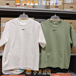 Nike/耐克 正品女子小标纯棉简约舒适百搭短袖运动休闲T恤 DD1238