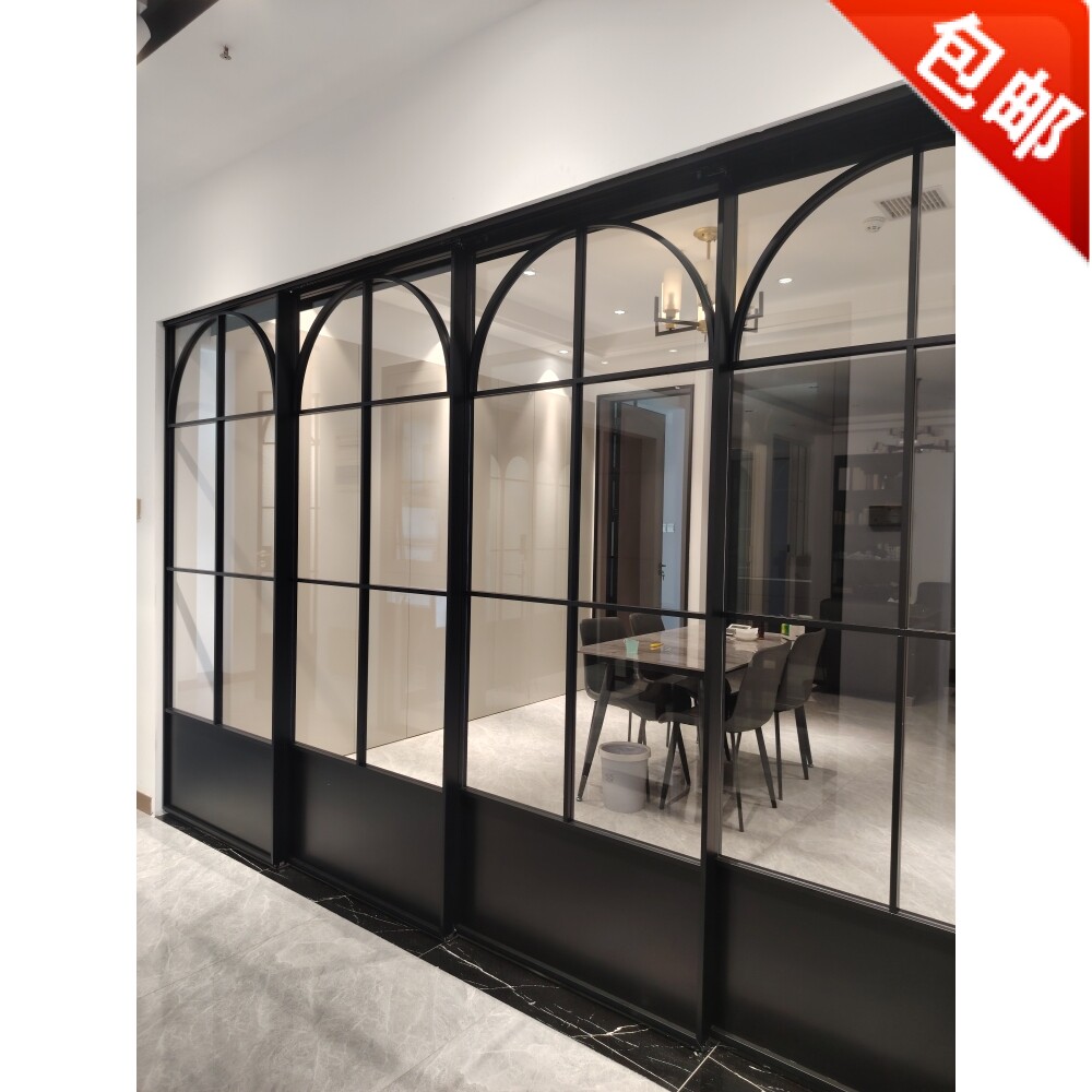 长沙法式推拉门四联动磁悬浮吊轨门工厂保证量尺特惠厨房门阳台门