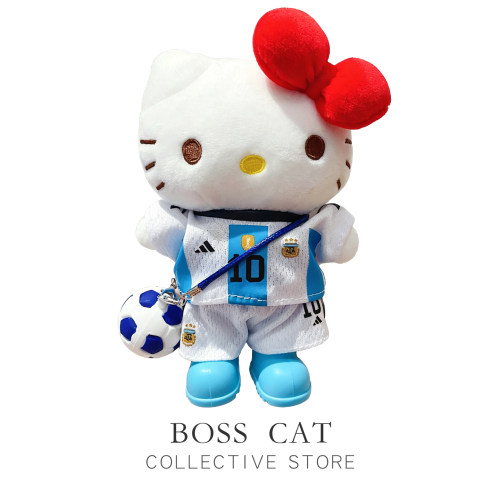 正版HelloKitty阿根廷毛绒包挂件