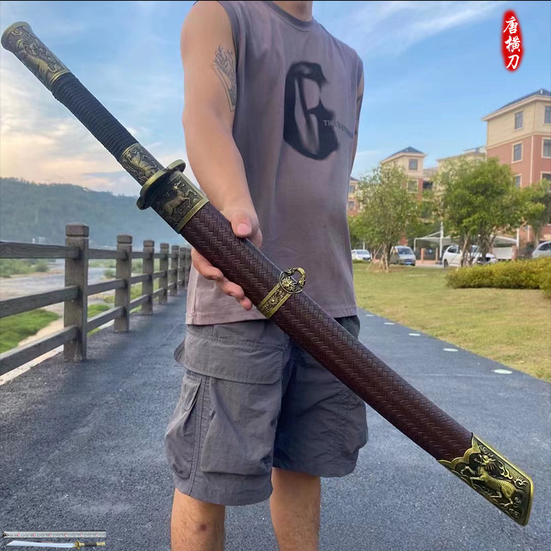 唐横刀龙泉市一体防身长款绣春刀刀剑