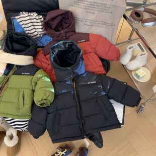 【主播推荐】【顾奈】1833新款黑金连帽儿童棉服