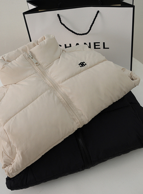 甜甜圈虹虹Tia-1825纯色立领时尚外穿棉马甲