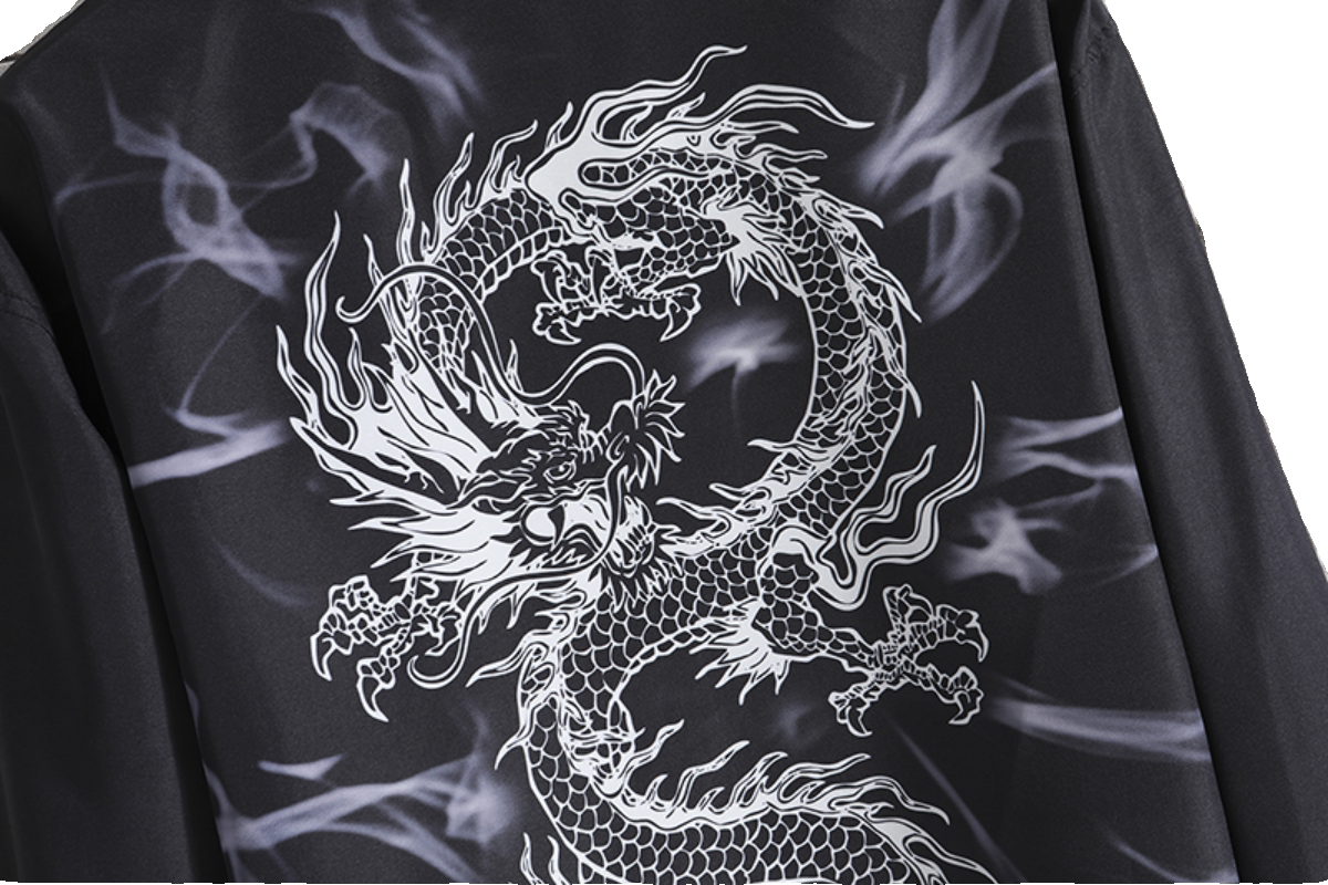 2023风男装男士仙山印花长袖衬衫DSA008-1-S601-P45,男装衬衫,电商A008-1