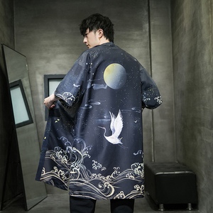 夏季新款风 汉服开衫披风男 DSA008-1-K208 p48图片