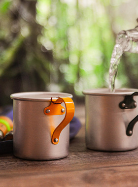 意大利制Italo Ottinetti全铝马克杯户外露营野营杯啤酒杯咖啡杯