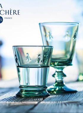 法国La Rochere复古酒杯高脚杯果汁杯欧式家用红茶咖啡马克杯子